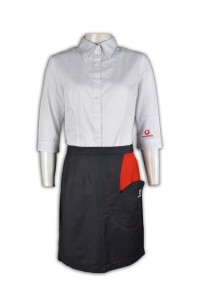 UN154 company uniform suits tailor made  team group uniform Cropped sleeved design logos pattern uniform company